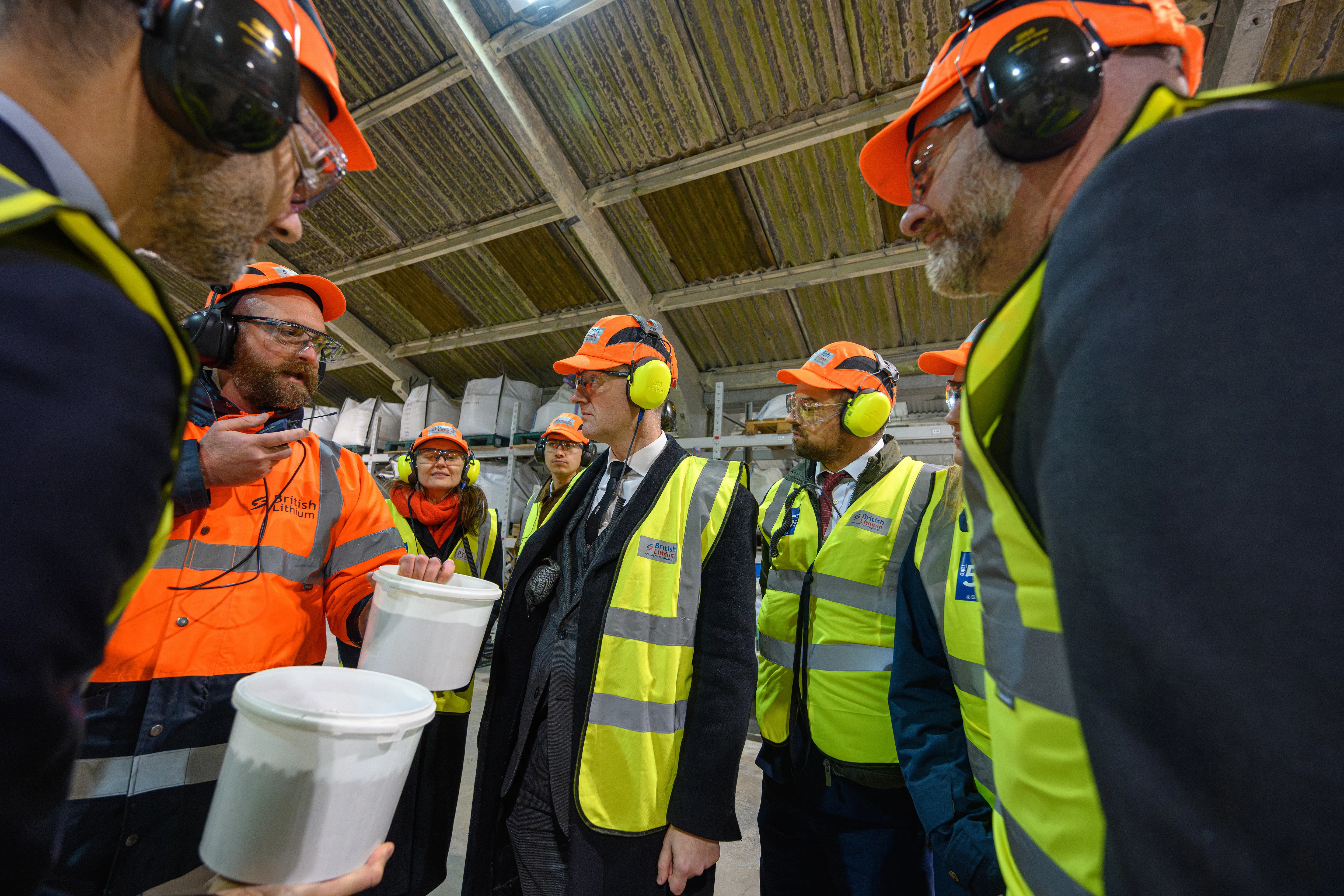 Pilot plant minister visit 